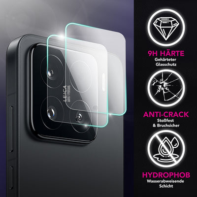NALIA 2x Kameraschutzglas für Xiaomi 15 – Linsenschutz 9H & Case-Friendly – FOCUS.X2 MAX (HD-Echtglas Transparent) – Marke aus Berlin Default Title NALIA GlasSchutz