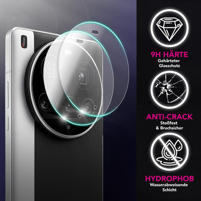 NALIA 2x Kameraschutzglas für Xiaomi 15 Ultra – Linsenschutz 9H & Case-Friendly – FOCUS.X2 MAX (HD-Echtglas Transparent) – Marke aus Berlin Default Title NALIA GlasSchutz
