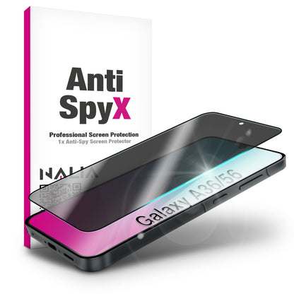 NALIA AntiSpyX für Samsung Galaxy A36 / A56 Glas, Privacy Schutzglas [9H], Seitenschutz gegen Blicke, Gehärtetes Hartglas, Touch-Empfindlich, Anti-Kratzer, Anti-Fingerprint Default Title NALIA GlasSchutz