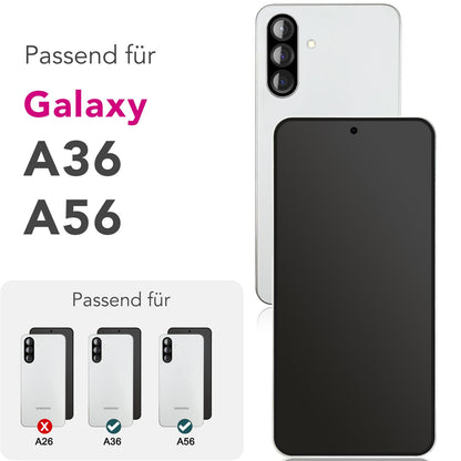 NALIA AntiSpyX für Samsung Galaxy A36 / A56 Glas, Privacy Schutzglas [9H], Seitenschutz gegen Blicke, Gehärtetes Hartglas, Touch-Empfindlich, Anti-Kratzer, Anti-Fingerprint Default Title NALIA GlasSchutz