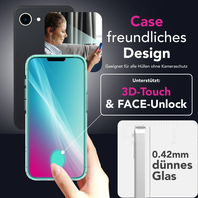 NALIA Privacy Blickschutzglas für Apple iPhone 16e / 17e – Anti-Spy Displayschutz & 9H Härte – ANTISPYX (Case-Friendly Full-Cover) – Marke aus Berlin Default Title NALIA GlasSchutz