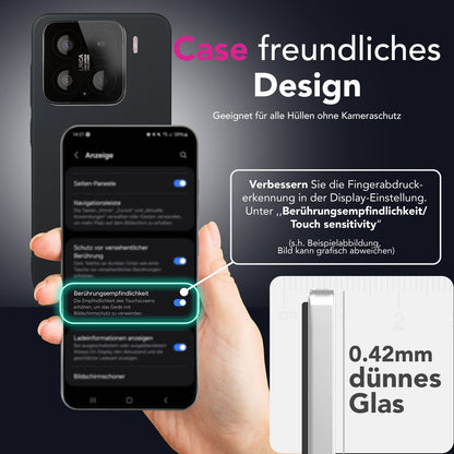 NALIA AntiSpyX für Xiaomi 15 Glas, Gehärtetes Privacy Schutzglas [9H], Seitenschutz gegen fremde Blicke, Touchsensitiv, Kratzfest, Blasenfrei, Anti-Fingerprint Glas-Schutzfolie Default Title NALIA GlasSchutz