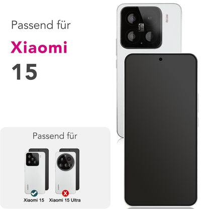NALIA AntiSpyX für Xiaomi 15 Glas, Gehärtetes Privacy Schutzglas [9H], Seitenschutz gegen fremde Blicke, Touchsensitiv, Kratzfest, Blasenfrei, Anti-Fingerprint Glas-Schutzfolie Default Title NALIA GlasSchutz