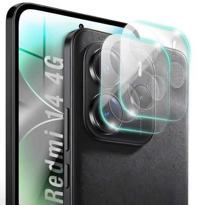 NALIA 2x Kameraschutzglas für Xiaomi Redmi Note 14 4G – Linsenschutz 9H & Case-Friendly – FOCUS.X2 MAX (HD-Echtglas Transparent) – Marke aus Berlin Default Title NALIA GlasSchutz