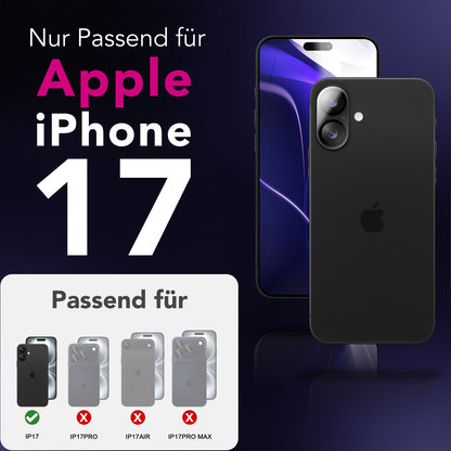 NALIA Kameraglas Focus.X2 MAX für Apple iPhone 17 (Klarer Kameraschutz) – 2er Set, 9H Schutzglas mit Anti-Reflex Ringen, Selbstklebend, Kompletter Linsen-Schutz, Hüllen geeignet Default Title NALIA GlasSchutz