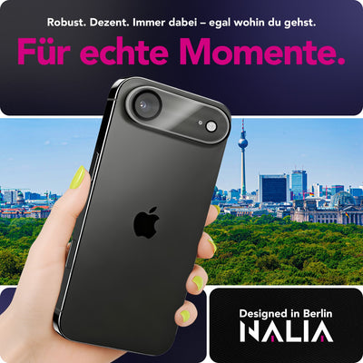 NALIA 2x Kameraschutzglas für iPhone 17 Air – Linsenschutz 9H & Case-Friendly – FOCUS.X2 MAX (HD-Echtglas Transparent) – Marke aus Berlin Default Title NALIA GlasSchutz