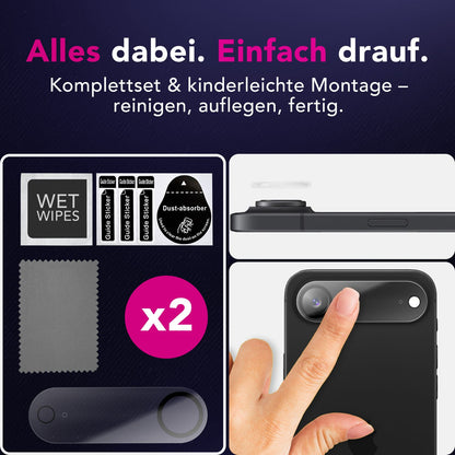 NALIA Kameraglas iPhone 17 Air Linsenschutz Panzerglas kratzfest Default Title NALIA GlasSchutz