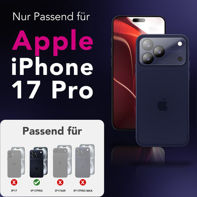 NALIA 2x Kameraschutzglas für iPhone 17 Pro – Linsenschutz 9H & Case-Friendly – FOCUS.X2 MAX (HD-Echtglas Transparent) – Marke aus Berlin Default Title NALIA GlasSchutz