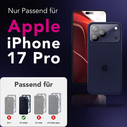 NALIA Kameraglas Focus.X2 MAX für Apple iPhone 17 Pro (Klarer Kameraschutz) – 2er Set, 9H Schutzglas mit Anti-Reflexion Ringen, Vollständige Linsenabdeckung, Hüllen-freundlich