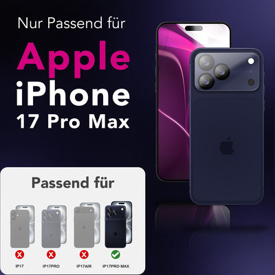 NALIA 2x Kameraschutzglas für iPhone 17 Pro Max – Linsenschutz 9H & Case-Friendly – FOCUS.X2 MAX (HD-Echtglas Transparent) – Marke aus Berlin Default Title NALIA GlasSchutz