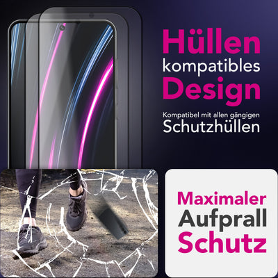 NALIA 2x Schutzglas für Samsung Galaxy S25 FE – Full-Screen Schutz 9H & Hüllenfreundlich – ARMORGLASSX (Display Glasfolie Transparent & 9H Härte) – Marke aus Berlin Default Title NALIA GlasSchutz