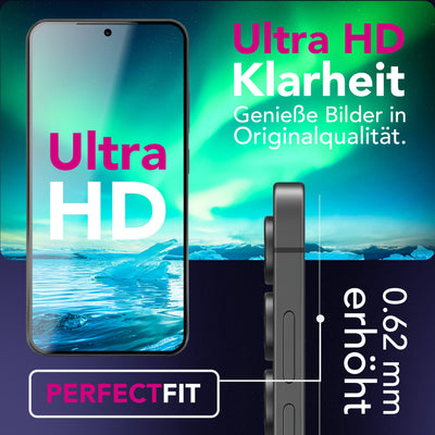 NALIA 2x Schutzglas für Samsung Galaxy S25 FE – Full-Screen Schutz 9H & Hüllenfreundlich – ARMORGLASSX (Display Glasfolie Transparent & 9H Härte) – Marke aus Berlin Default Title NALIA GlasSchutz
