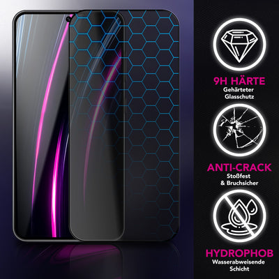 NALIA Blickschutzglas für Samsung Galaxy S25 FE – Härte 9H & Robust – ANTISPYX (Privacy Full-Cover) – Marke aus Berlin Default Title NALIA GlasSchutz