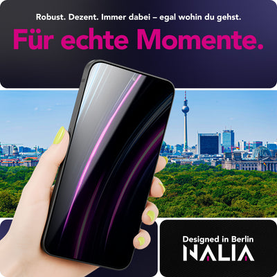 NALIA Blickschutzglas für Samsung Galaxy S25 FE – Härte 9H & Robust – ANTISPYX (Privacy Full-Cover) – Marke aus Berlin Default Title NALIA GlasSchutz