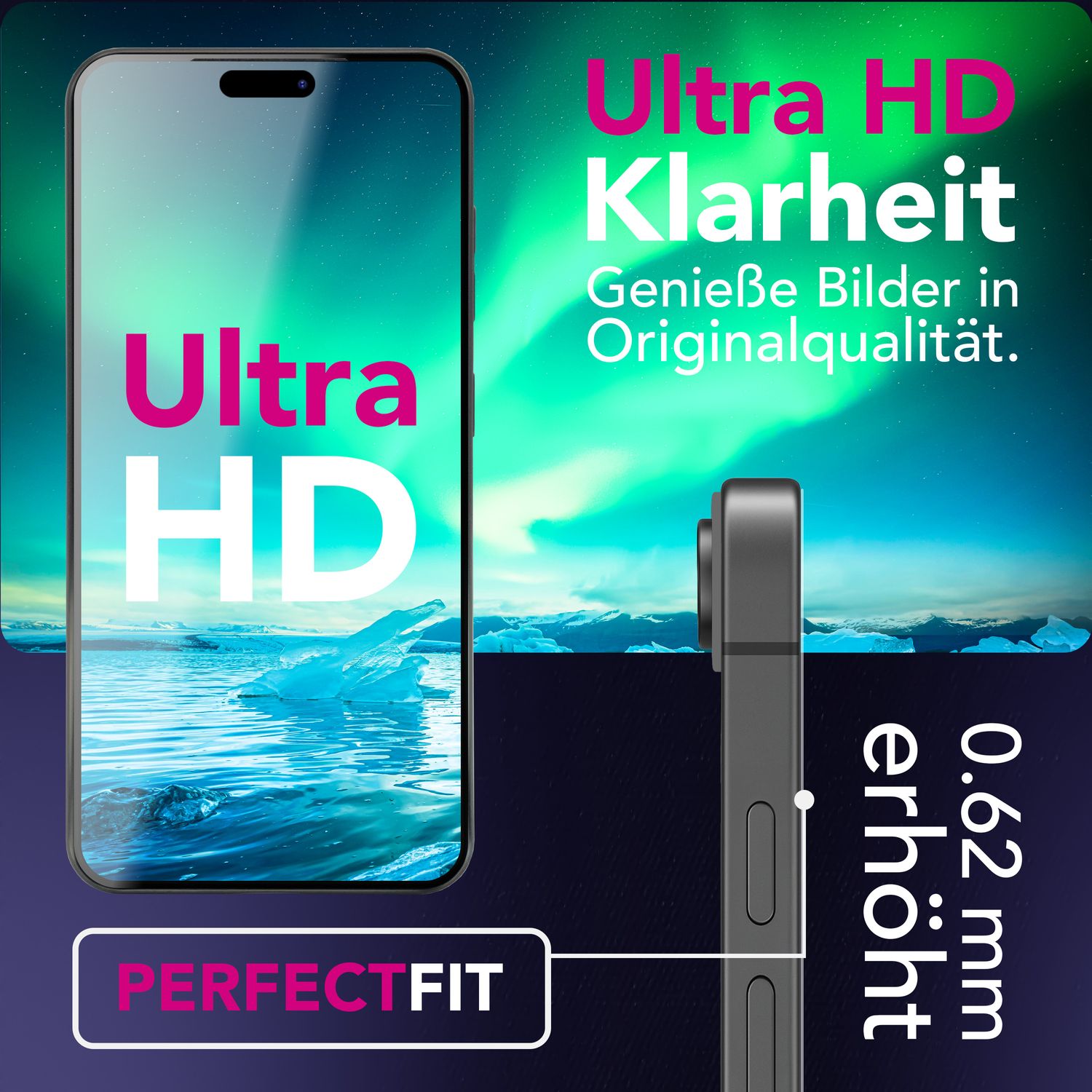 NALIA Privacy Schutzglas AntiSpyX für Apple iPhone 17 Air (Diskreter Blickschutz) - Display Glas mit 9H Härte, Anti-Spy Technologie, Kratzfest, Oleophob, Blasenfrei, für Hüllen Default Title NALIA GlasSchutz