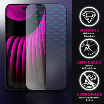 NALIA Display Glas ArmorGlassX für Apple iPhone 17 Pro Max (super klarer Displayschutz) - 2x Schutzglas 9H gehärtet, Kratzfest, Touch-optimiert, Hüllen-kompatibel, schwarzer Rahmen Default Title NALIA GlasSchutz