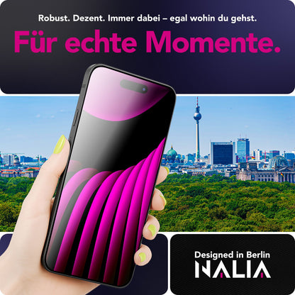 NALIA Display Glas ArmorGlassX für Apple iPhone 17 Pro Max (super klarer Displayschutz) - 2x Schutzglas 9H gehärtet, Kratzfest, Touch-optimiert, Hüllen-kompatibel, schwarzer Rahmen Default Title NALIA GlasSchutz