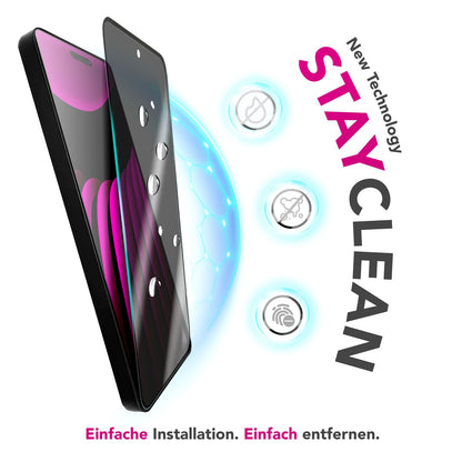 NALIA Privacy Schutzglas AntiSpyX für Apple iPhone 17 Pro Max (Diskreter Blickschutz) - Display Glas 9H Härte, Anti-Spy Sichtschutz, Kratzfest, Touch-sensitiv, Hüllen-freundlich Default Title NALIA GlasSchutz