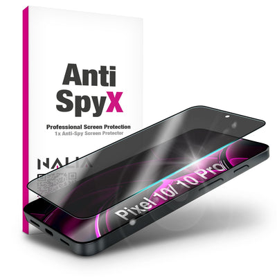 NALIA Blickschutzglas für Google Pixel 10 / 10 Pro – Härte 9H & Robust – ANTISPYX (Privacy Full-Cover) – Marke aus Berlin Default Title NALIA GlasSchutz