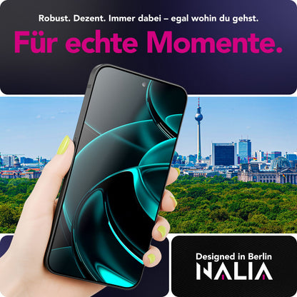 NALIA Display Glas ArmorGlassX für Google Pixel 10 Pro XL (super klarer Displayschutz), 2x Schutzglas 9H Härte, Kratzfest, Anti-Fingerprint, Hüllen-freundlich, schwarzer Rahmen