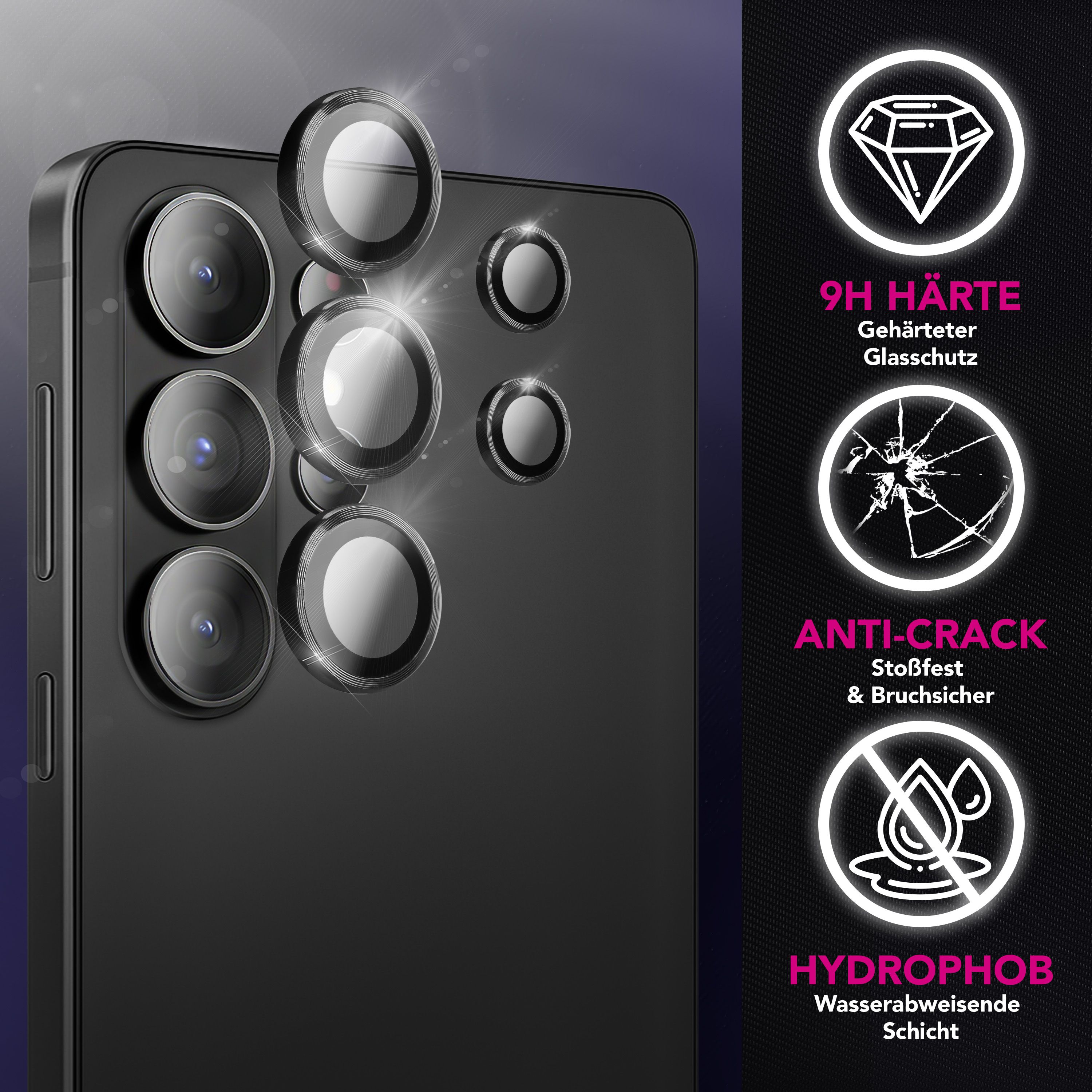 NALIA Kameraglas Samsung Galaxy S26 Ultra Linsenschutz Panzerglas kratzfest Default Title NALIA GlasSchutz