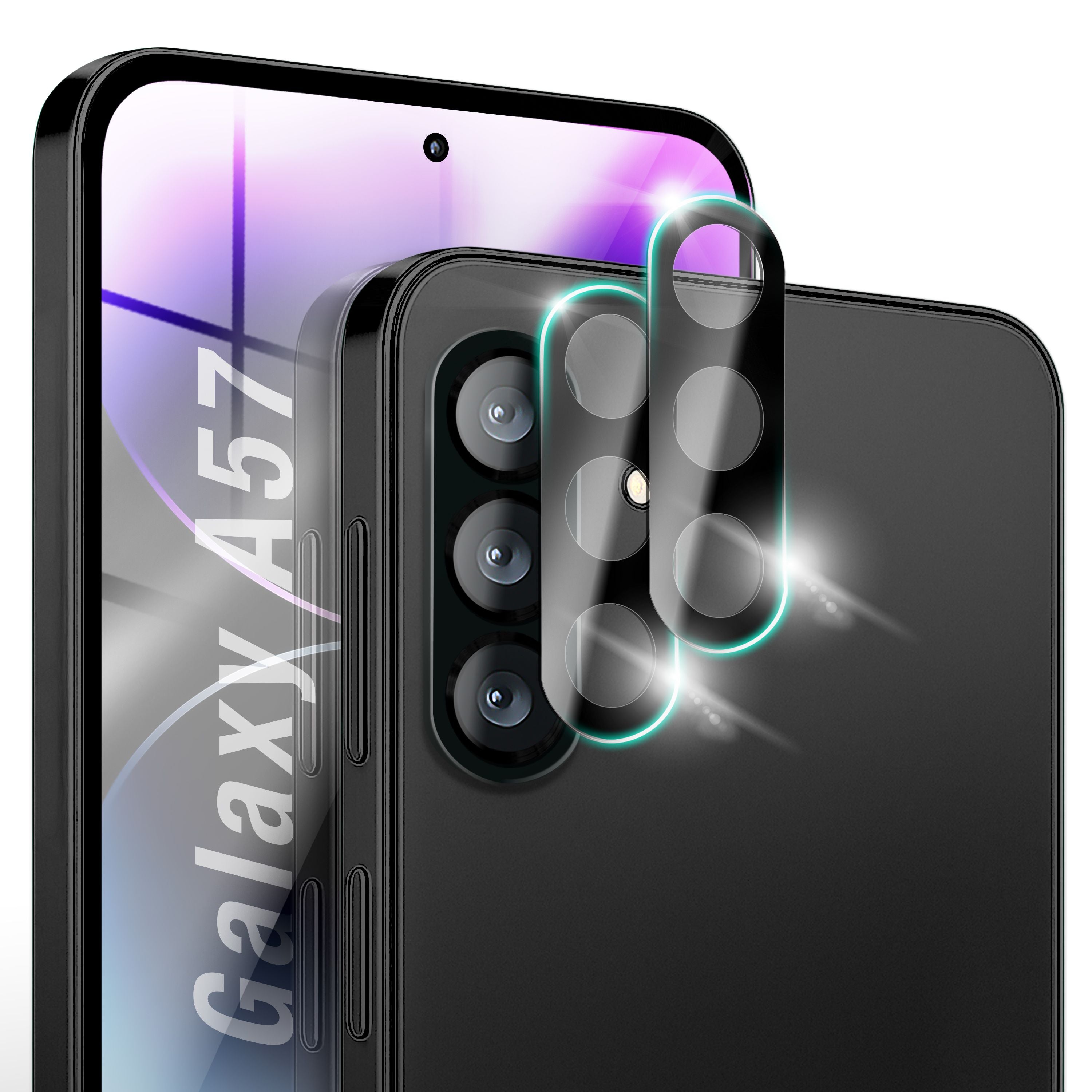 NALIA Kameraglas Samsung Galaxy A57 Linsenschutz Panzerglas kratzfest Default Title NALIA GlasSchutz