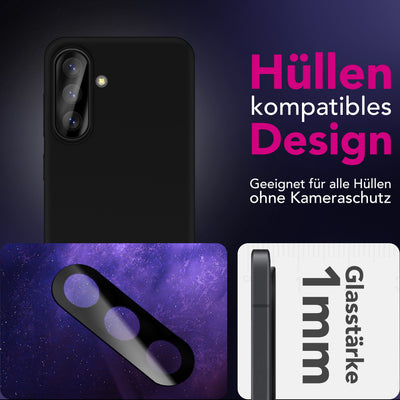 NALIA 2x Kameraschutzglas für Samsung Galaxy A57 – Linsenschutz 9H & Case-Friendly – FOCUS.X2 MAX (HD-Echtglas Transparent) – Marke aus Berlin Default Title NALIA GlasSchutz