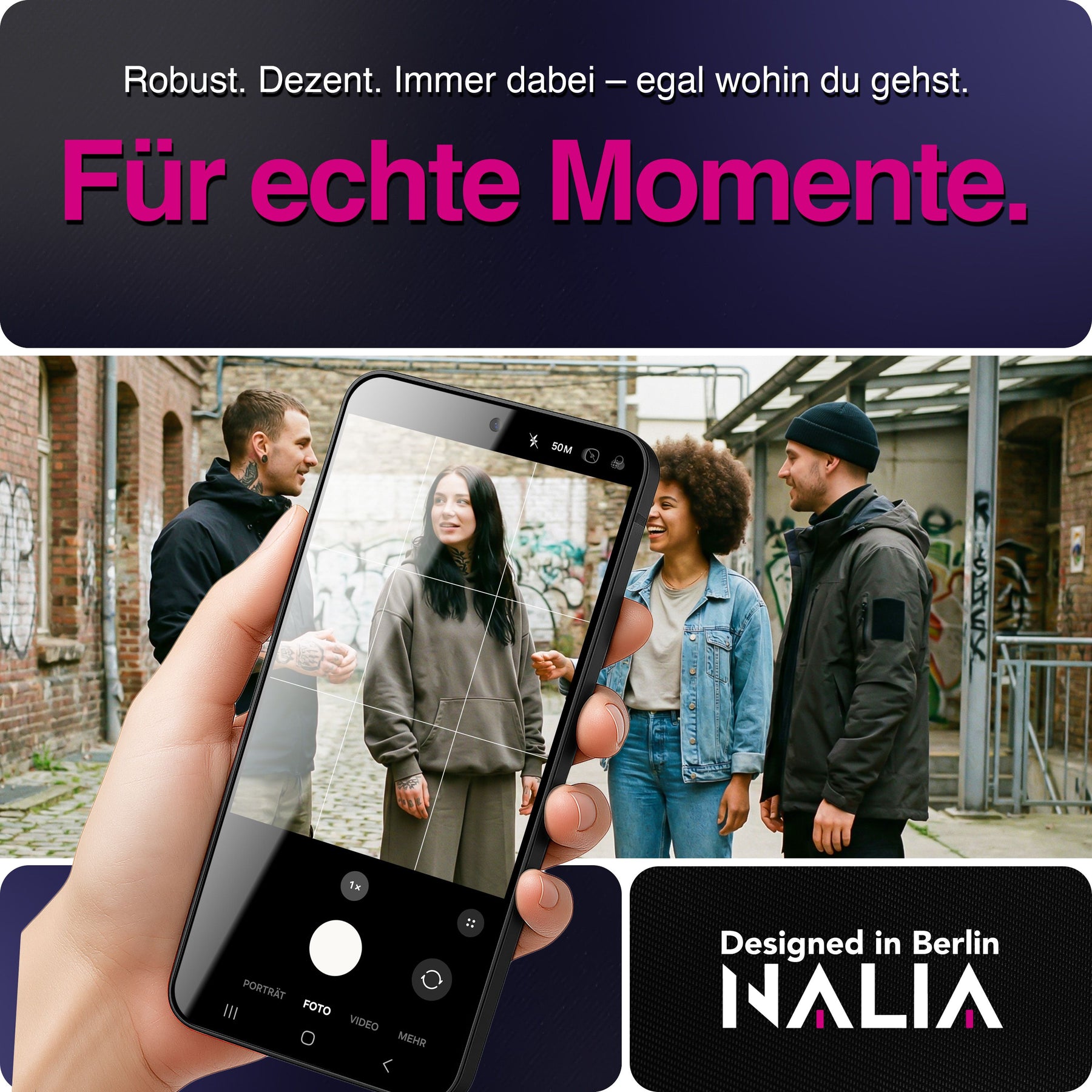 NALIA 2x Schutzglas für Samsung Galaxy S26 – Full-Screen Schutz 9H & Hüllenfreundlich – ARMORGLASSX (Display Glasfolie Transparent & 9H Härte) – Marke aus Berlin Default Title NALIA GlasSchutz