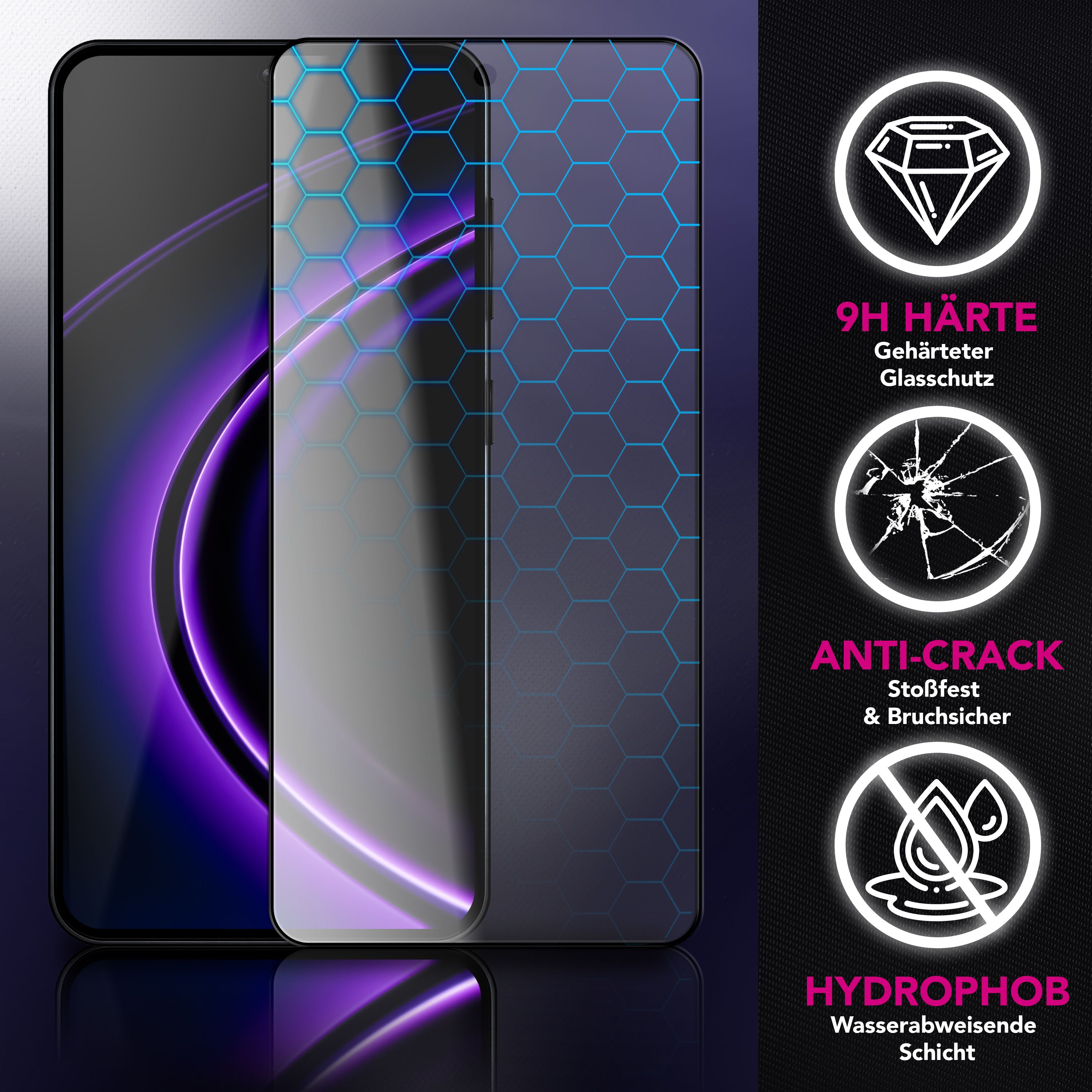 NALIA 9H Schutzglas Samsung Galaxy A57 Panzerglas kratzfest Default Title NALIA GlasSchutz