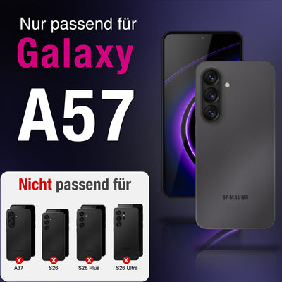 NALIA 2x Schutzglas für Samsung Galaxy A57 – Full-Screen Schutz 9H & Hüllenfreundlich – ARMORGLASSX (Display Glasfolie Transparent & 9H Härte) – Marke aus Berlin Default Title NALIA GlasSchutz