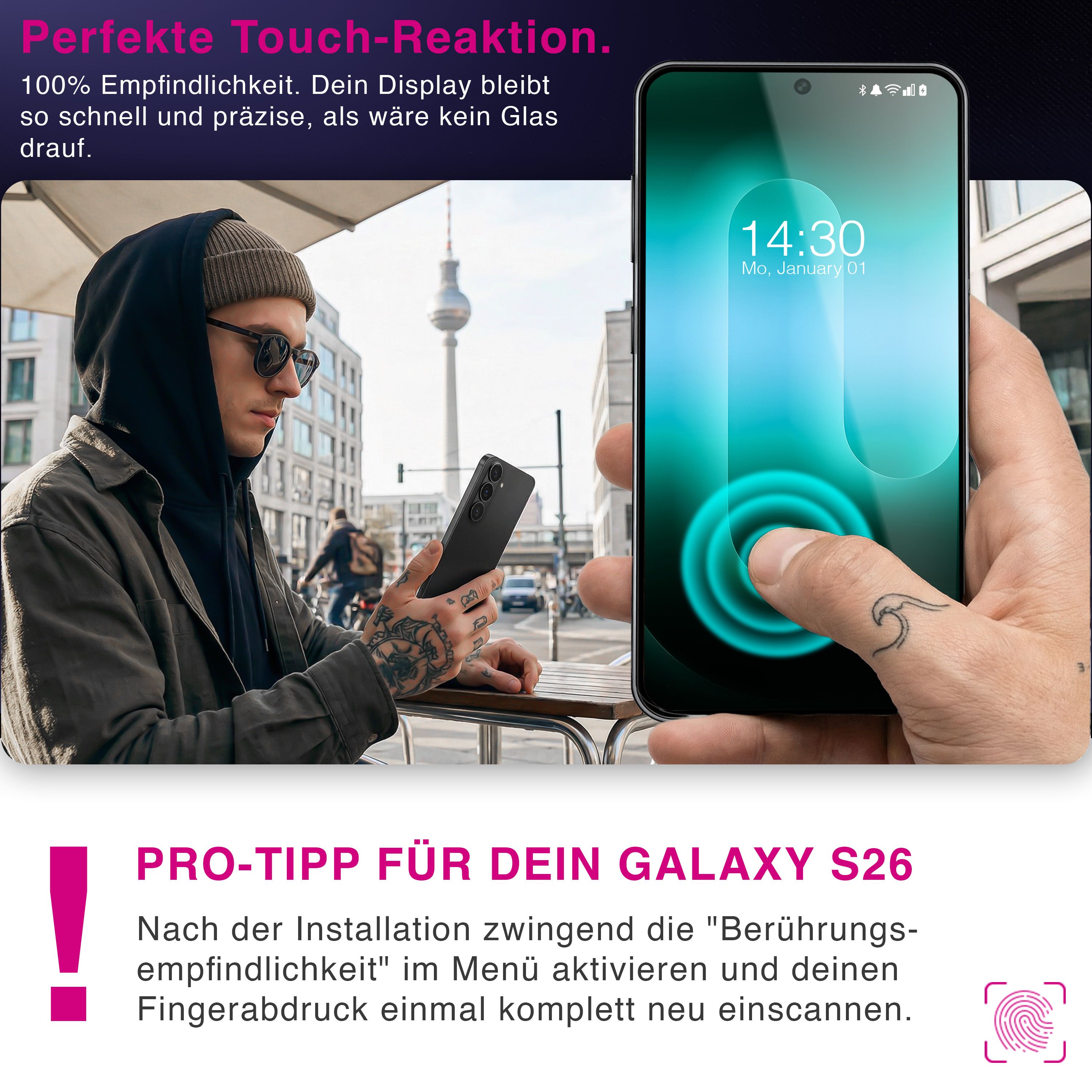 NALIA Privacy Schutzglas Samsung Galaxy S26 Plus Blickschutz Panzerglas Default Title NALIA GlasSchutz