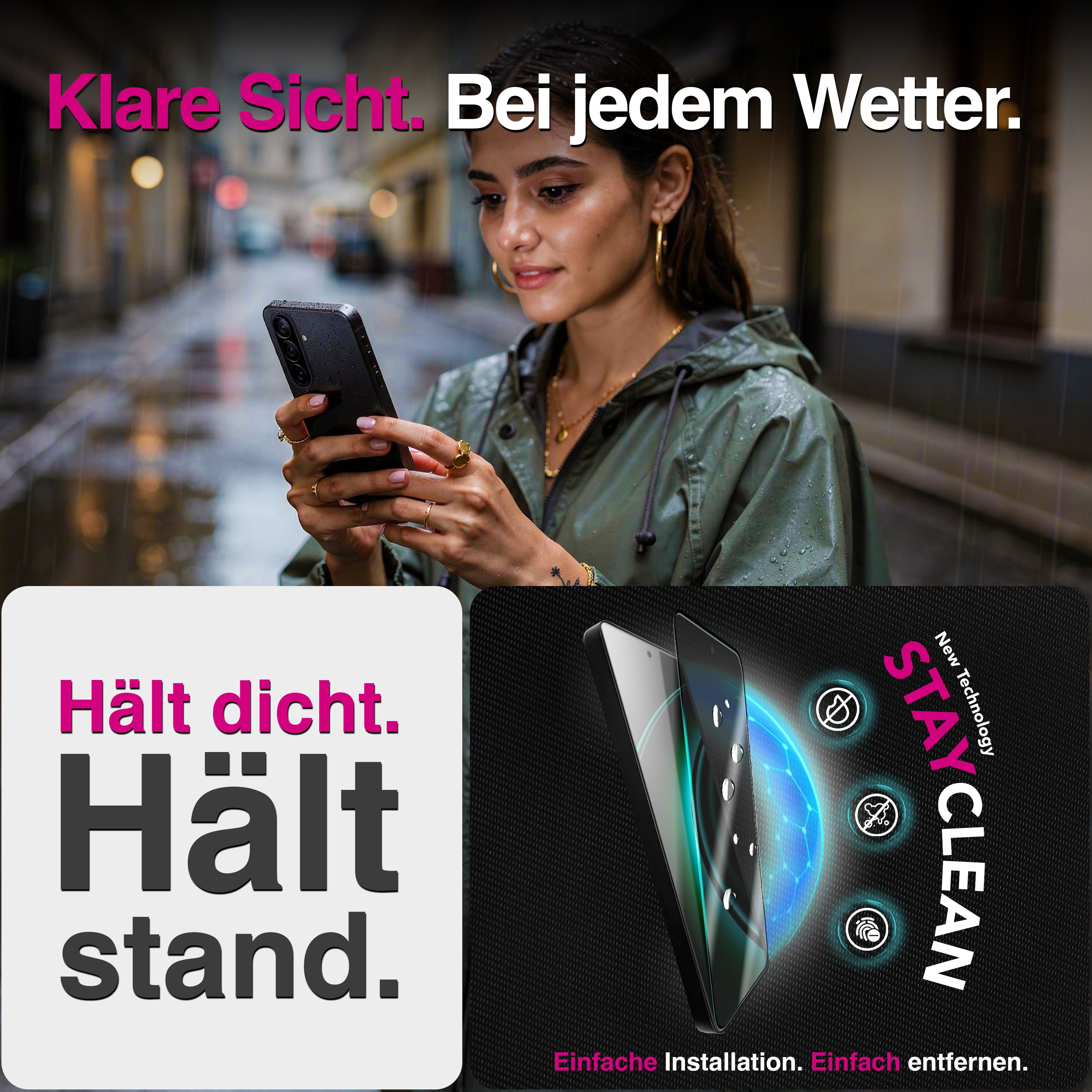 NALIA Privacy Schutzglas Samsung Galaxy A37 Blickschutz Panzerglas Default Title NALIA GlasSchutz