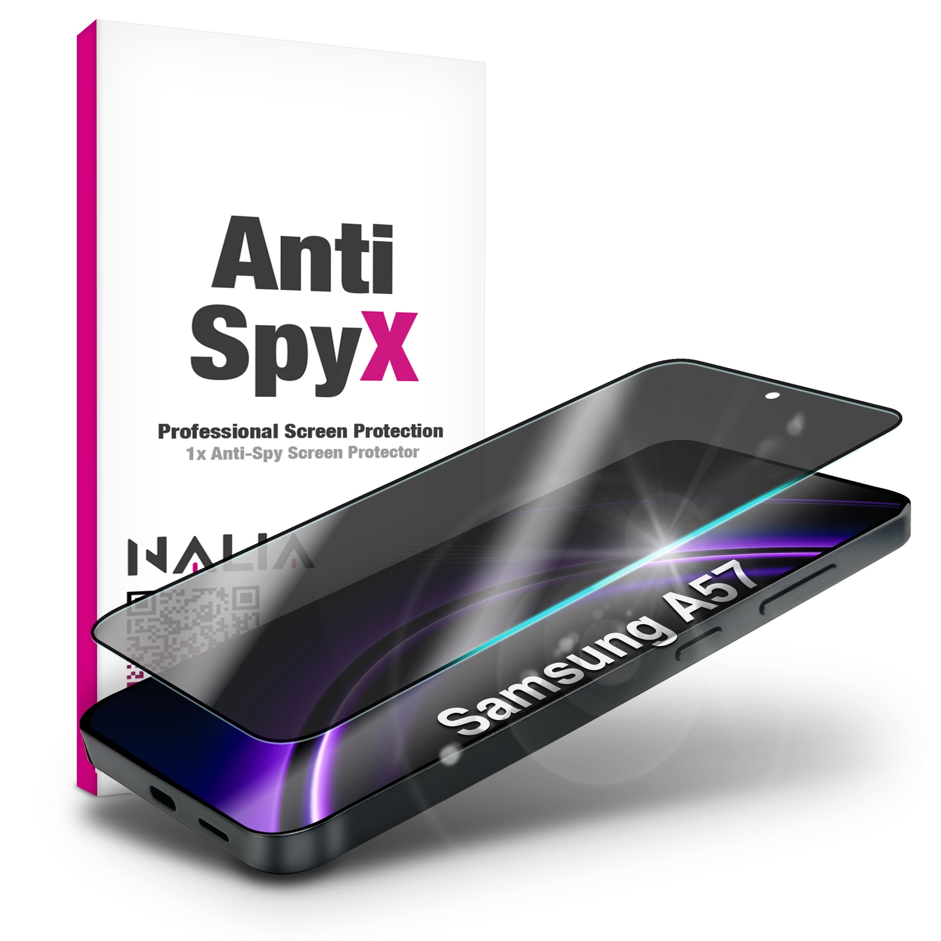 NALIA Privacy Schutzglas Samsung Galaxy A57 Blickschutz Panzerglas Default Title NALIA GlasSchutz