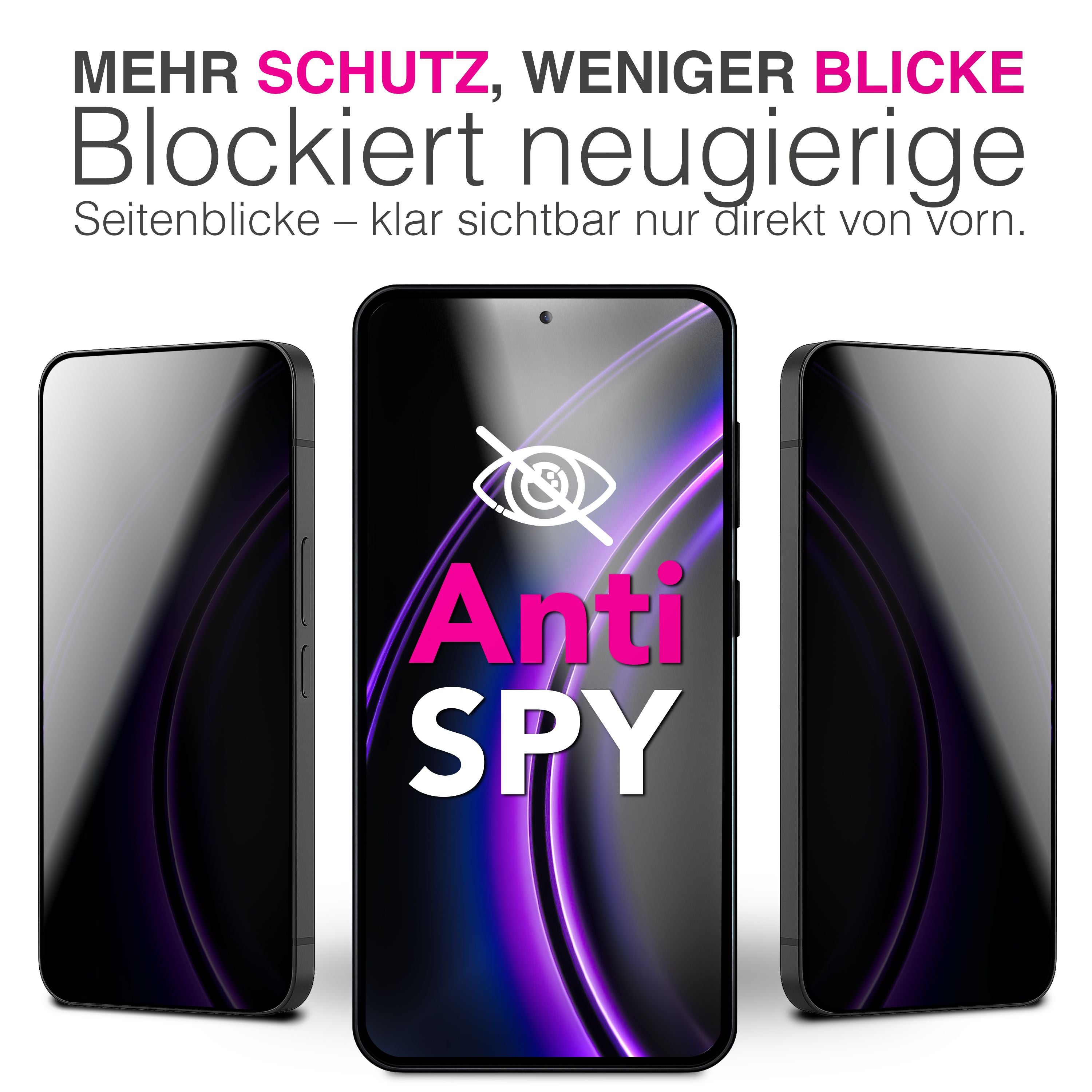 NALIA Privacy Schutzglas Samsung Galaxy A57 Blickschutz Panzerglas Default Title NALIA GlasSchutz