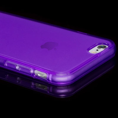 NALIA Handyhülle kompatibel mit iPhone 6 Plus 6S Plus, Ultra-Slim Silikon Case Cover Crystal Schutz-Hülle Dünn Durchsichtig, Etui Handy-Tasche Back-Cover Transparent Phone Bumper - Lila Transparent Default Title NALIA SlimFit Hülle
