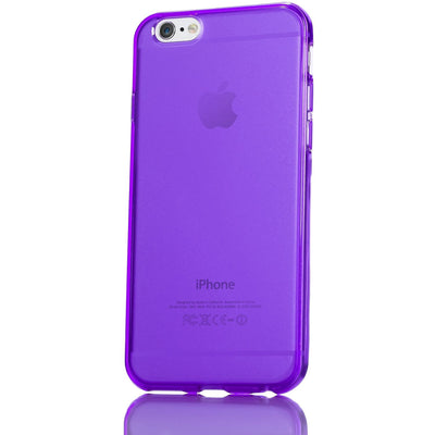 NALIA Handyhülle kompatibel mit iPhone 6 Plus 6S Plus, Ultra-Slim Silikon Case Cover Crystal Schutz-Hülle Dünn Durchsichtig, Etui Handy-Tasche Back-Cover Transparent Phone Bumper - Lila Transparent Default Title NALIA SlimFit Hülle