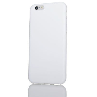 NALIA Handyhülle kompatibel mit iPhone 6 6S, Ultra-Slim Silikon Case Cover Gummihülle, Matte Anti-Rutsch Schutz-Hülle Dünn, Etui Handy-Tasche Telefon-Schale Thin Back-Cover Smart-Phone Bumper - Weiß NALIA Protective Hülle