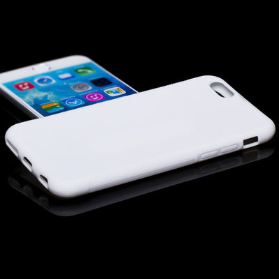 NALIA Handyhülle kompatibel mit iPhone 6 6S, Ultra-Slim Silikon Case Cover Gummihülle, Matte Anti-Rutsch Schutz-Hülle Dünn, Etui Handy-Tasche Telefon-Schale Thin Back-Cover Smart-Phone Bumper - Weiß NALIA Protective Hülle