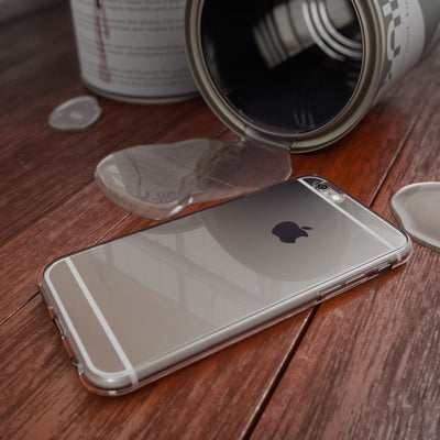 NALIA 360 Grad Handyhülle kompatibel mit iPhone 6 6S, Full Cover Vorne & Hinten Rundum Doppel-Schutz Schale, Dünnes Ganzkörper Case Silikon Etui, Transparente Display Schutz-Hülle & Rückseite - Grau Default Title NALIA Protective Hülle