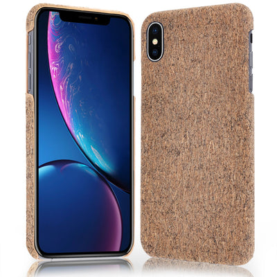 NALIA Kork Hülle kompatibel mit iPhone X XS, Natur-Holz Look Handyhülle Handy-Tasche Cover Case, Dünnes Slim Hardcase Schutzhülle Etui, Backcover Bumper Schutzhülle NALIA Protective Hülle