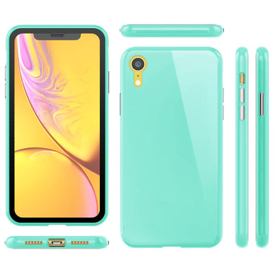 NALIA Magnetische 360° Glas Hülle kompatibel mit iPhone XR, Ultra-Slim Hard-Case Dünnes Hartglas Back-Cover mit Rahmen & Display-Schutz, Full-Body Schutzhülle Bumper Handy-Tasche Etui Weiß NALIA GlasSchutz