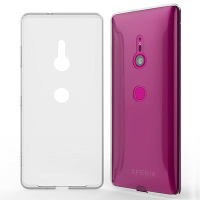 NALIA Transparente Silikonhülle für Sony Xperia XZ3 – Anti-Gelb & Rutschfest – GLAZE (Handyhülle Kristallklar, Schlank & Stoßfest) – Marke aus Berlin Default Title NALIA Transparente Hülle