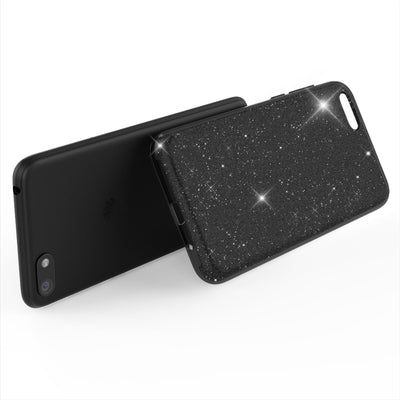 NALIA Glitzerhülle für Huawei Y5 (2018) – Funkelnder Glitzer-Look & Grip – SHINEPOP (Silikon Case) – Marke aus Berlin NALIA Protective Hülle