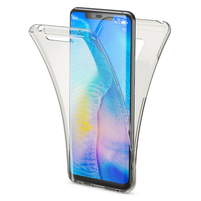 NALIA 360 Grad Hülle kompatibel mit Huawei Mate20 Pro, Full Cover Rundum Doppel-Schutz, Dünnes Ganzkörper Case Silikon Etui Handytasche, Displayschutz & Rückseite Handyhülle NALIA Protective Hülle