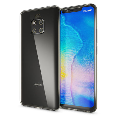 NALIA 360 Grad Hülle kompatibel mit Huawei Mate20 Pro, Full Cover Rundum Doppel-Schutz, Dünnes Ganzkörper Case Silikon Etui Handytasche, Displayschutz & Rückseite Handyhülle NALIA Protective Hülle