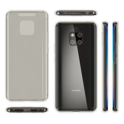 NALIA 360 Grad Hülle kompatibel mit Huawei Mate20 Pro, Full Cover Rundum Doppel-Schutz, Dünnes Ganzkörper Case Silikon Etui Handytasche, Displayschutz & Rückseite Handyhülle NALIA Protective Hülle