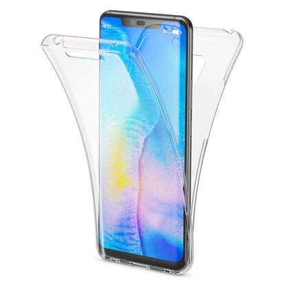 NALIA 360 Grad Handy-Hülle für Huawei Mate20 Pro, Rundum Doppel-Schutz Case Transparent NALIA