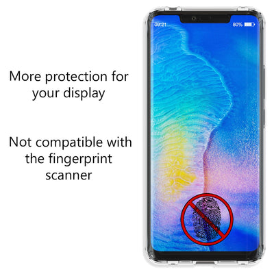 NALIA 360 Grad Hülle kompatibel mit Huawei Mate20 Pro, Full Cover Rundum Doppel-Schutz, Dünnes Ganzkörper Case Silikon Etui Handytasche, Displayschutz & Rückseite Handyhülle Transparent NALIA Protective Hülle