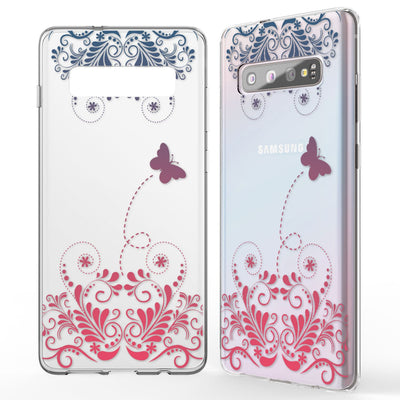 NALIA Hülle kompatibel mit Samsung Galaxy S10, Motiv Handyhülle Slim Silikon Case Cover Schutzhülle Dünn Durchsichtig, Etui Handy-Tasche Backcover Transparent Bumper Skin