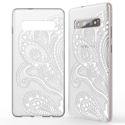 NALIA Hülle kompatibel mit Samsung Galaxy S10 Plus, Motiv Handyhülle Slim Silikon Case Cover Schutzhülle Dünn Durchsichtig, Etui Handy-Tasche Backcover Transparent Bumper NALIA Protective Hülle